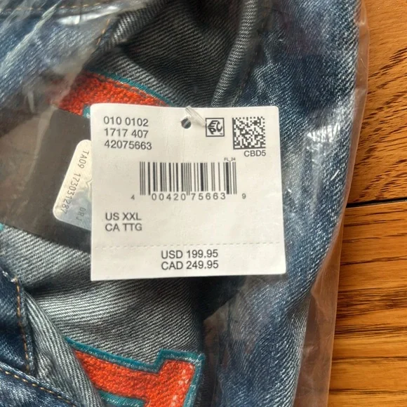 AE NFL Miami Dolphins Denim Jacket - Picture 5 of 7